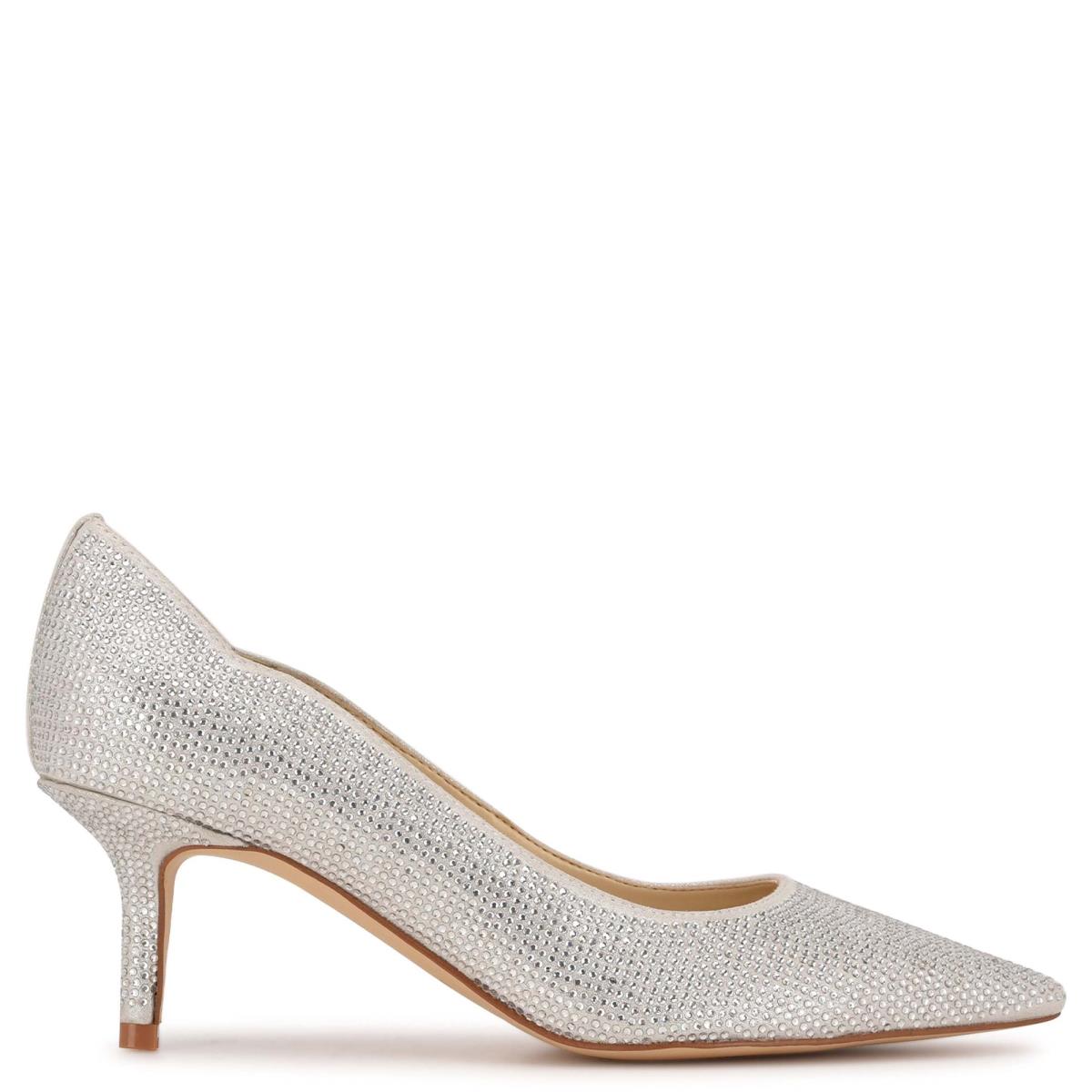 Nine West Abaline Rhinestone Pointy Neus Pumps Dames Zilver | 0159IVQSN