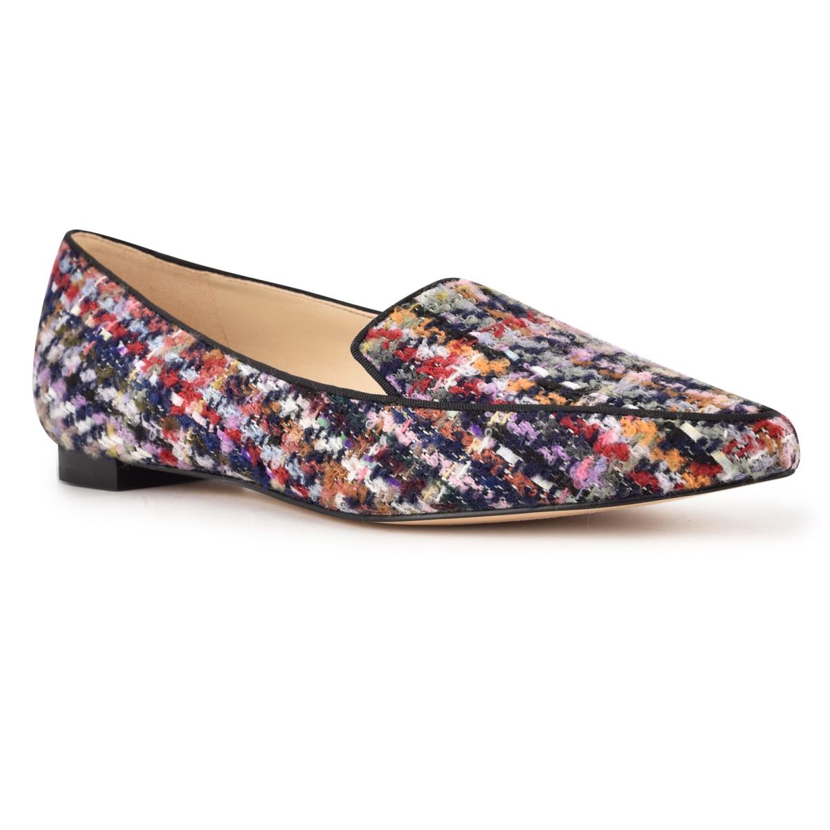 Nine West Abay Smoking Flats Dames Blauw Gekleurd | 0671CDNTK