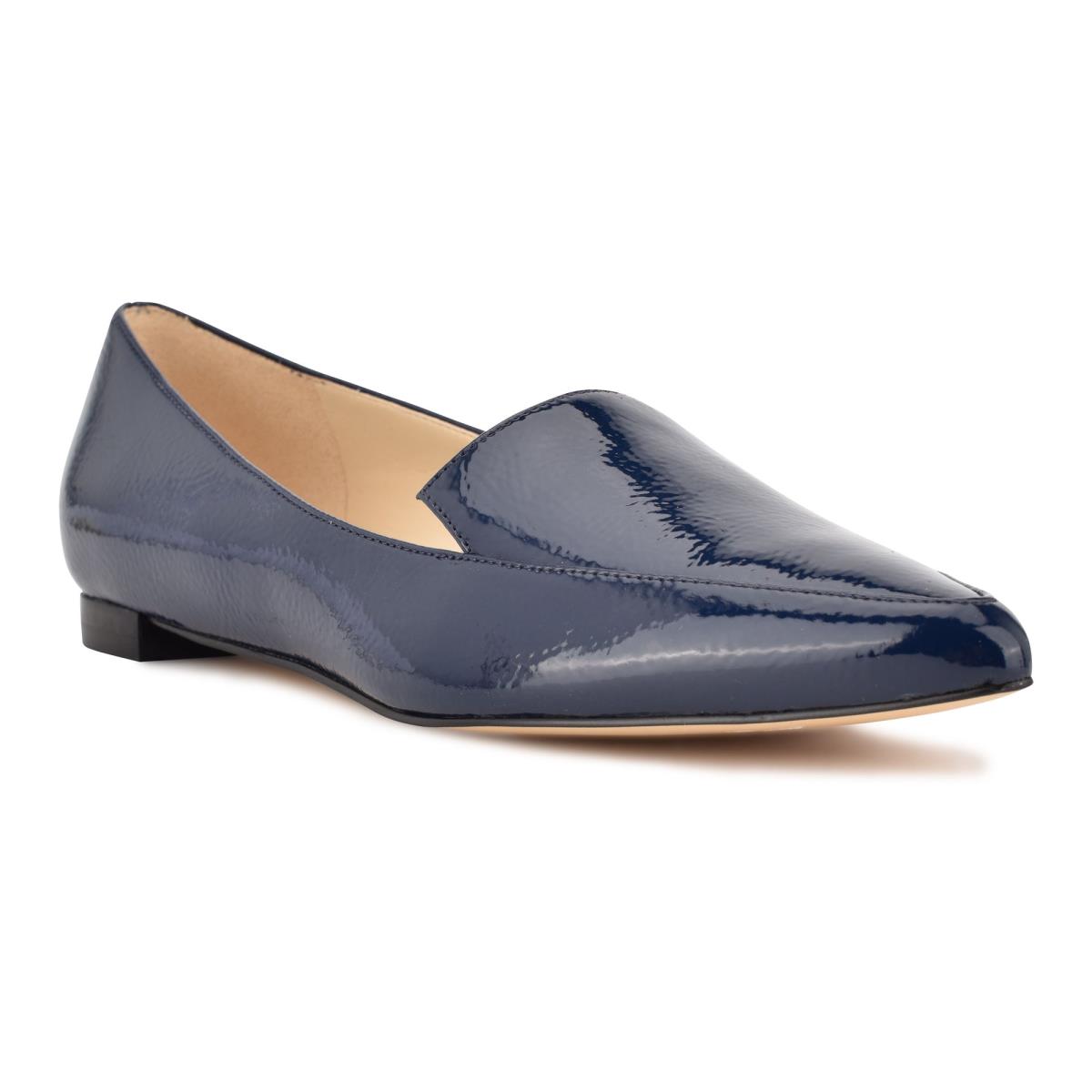 Nine West Abay Smoking Flats Dames Blauw | 6582DSOJX