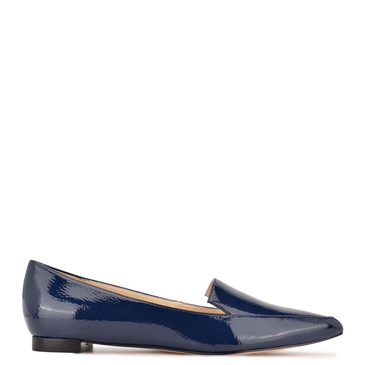 Nine West Abay Smoking Flats Dames Blauw | 6582DSOJX