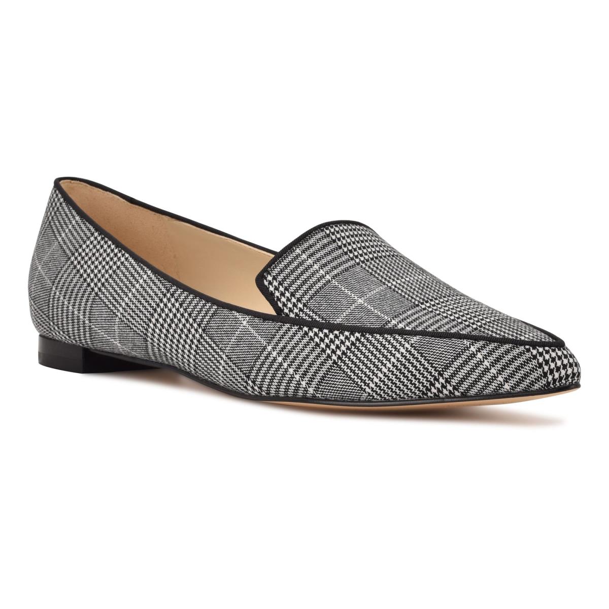 Nine West Abay Smoking Flats Dames Grijs | 6174ZISDQ