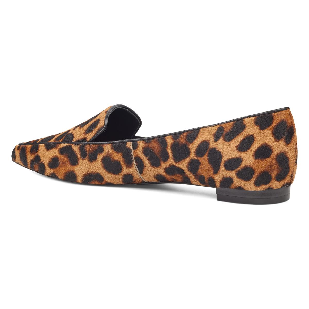 Nine West Abay Smoking Flats Dames Leopard | 9501KIFPX