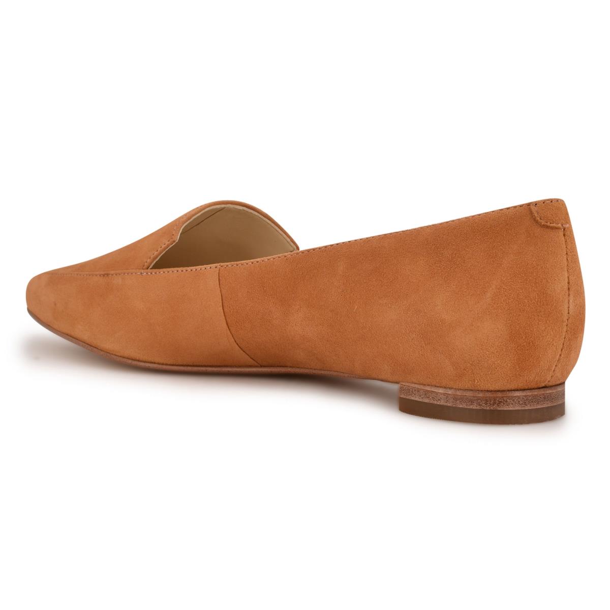 Nine West Abay Smoking Flats Dames Mosterdgeel | 3829ZGMVK