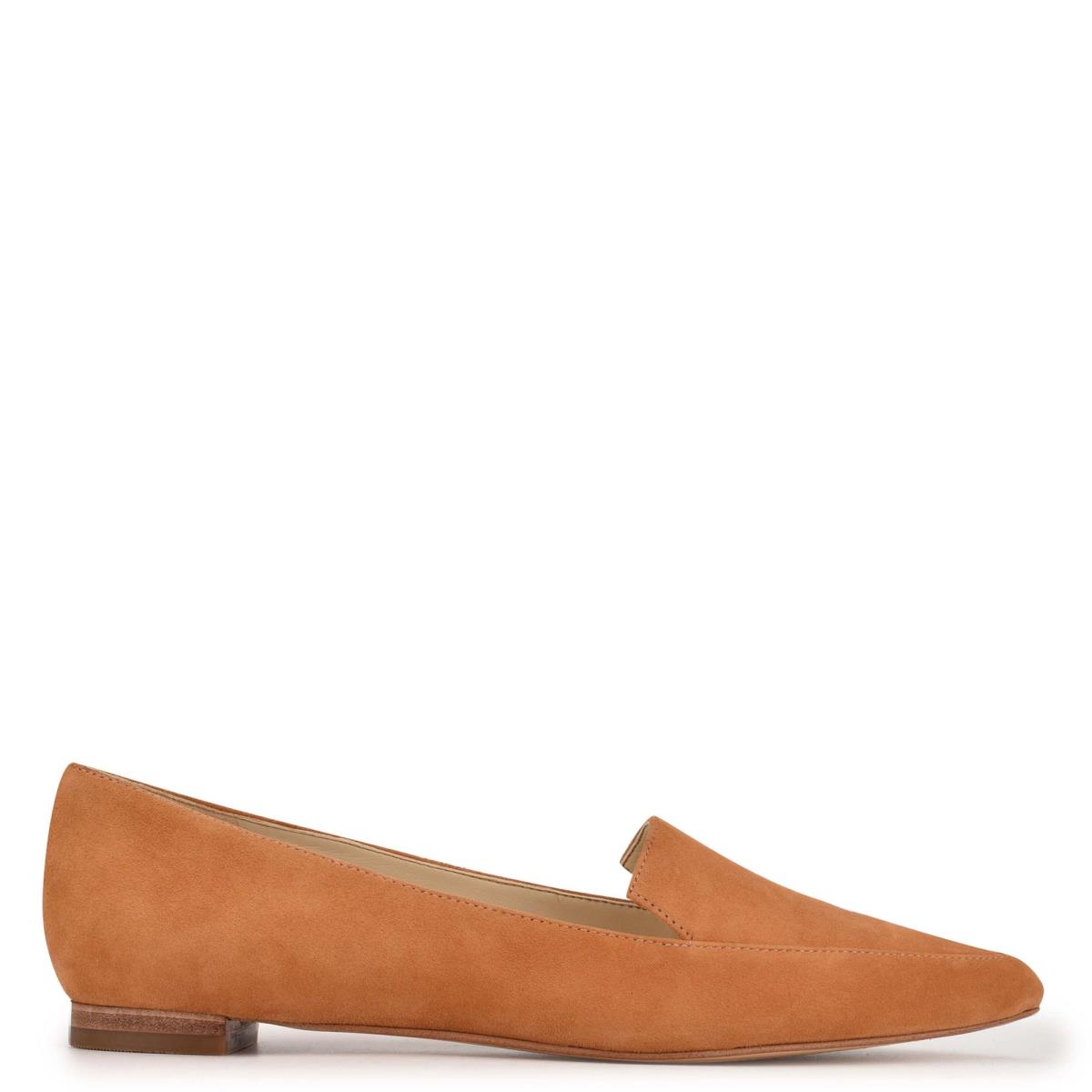 Nine West Abay Smoking Flats Dames Mosterdgeel | 3829ZGMVK