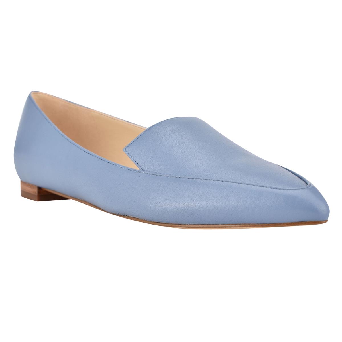 Nine West Abay Smoking Flats Dames Zwart | 3256QUNLA