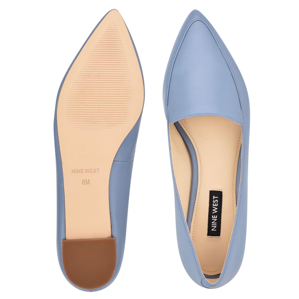 Nine West Abay Smoking Flats Dames Zwart | 3256QUNLA