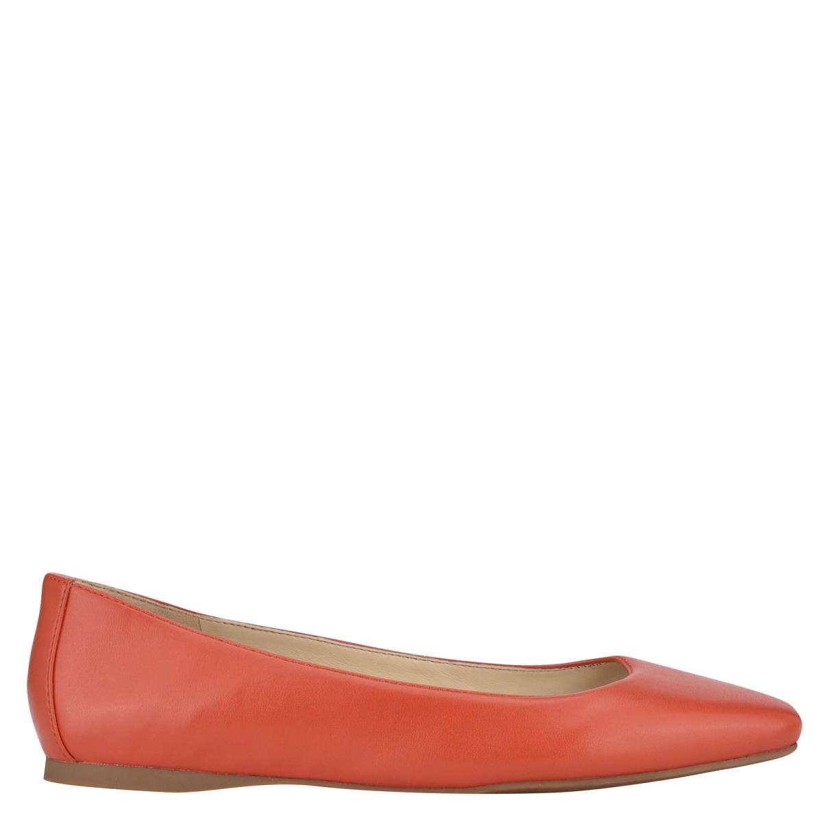 Nine West Alena Square-Neus Ballerina Dames Oranje | 0963FEUOD