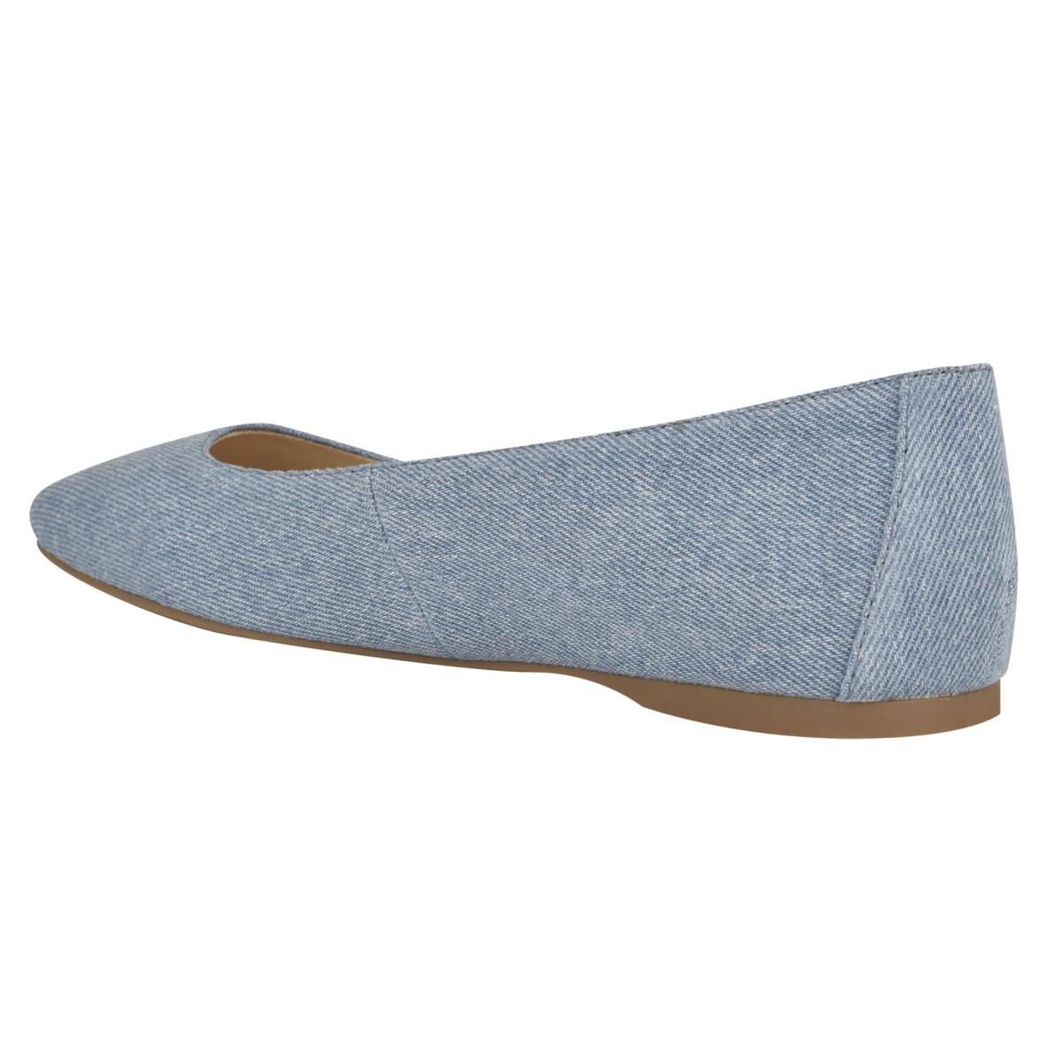 Nine West Alena Square-Neus Ballerina Dames Blauw | 2857WTXQS