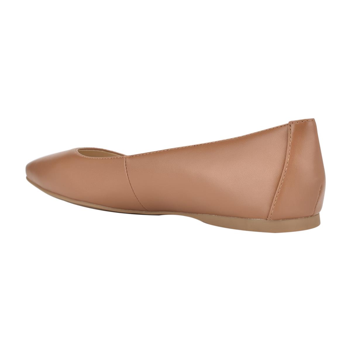 Nine West Alena Square-Neus Ballerina Dames Skin Color | 3614IHENY