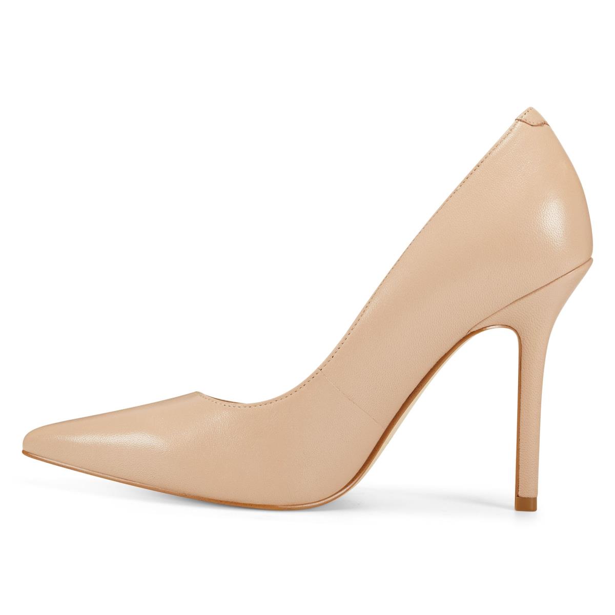 Nine West Bliss Pointy Neus Pumps Dames Lichtbeige | 4728KUAGC