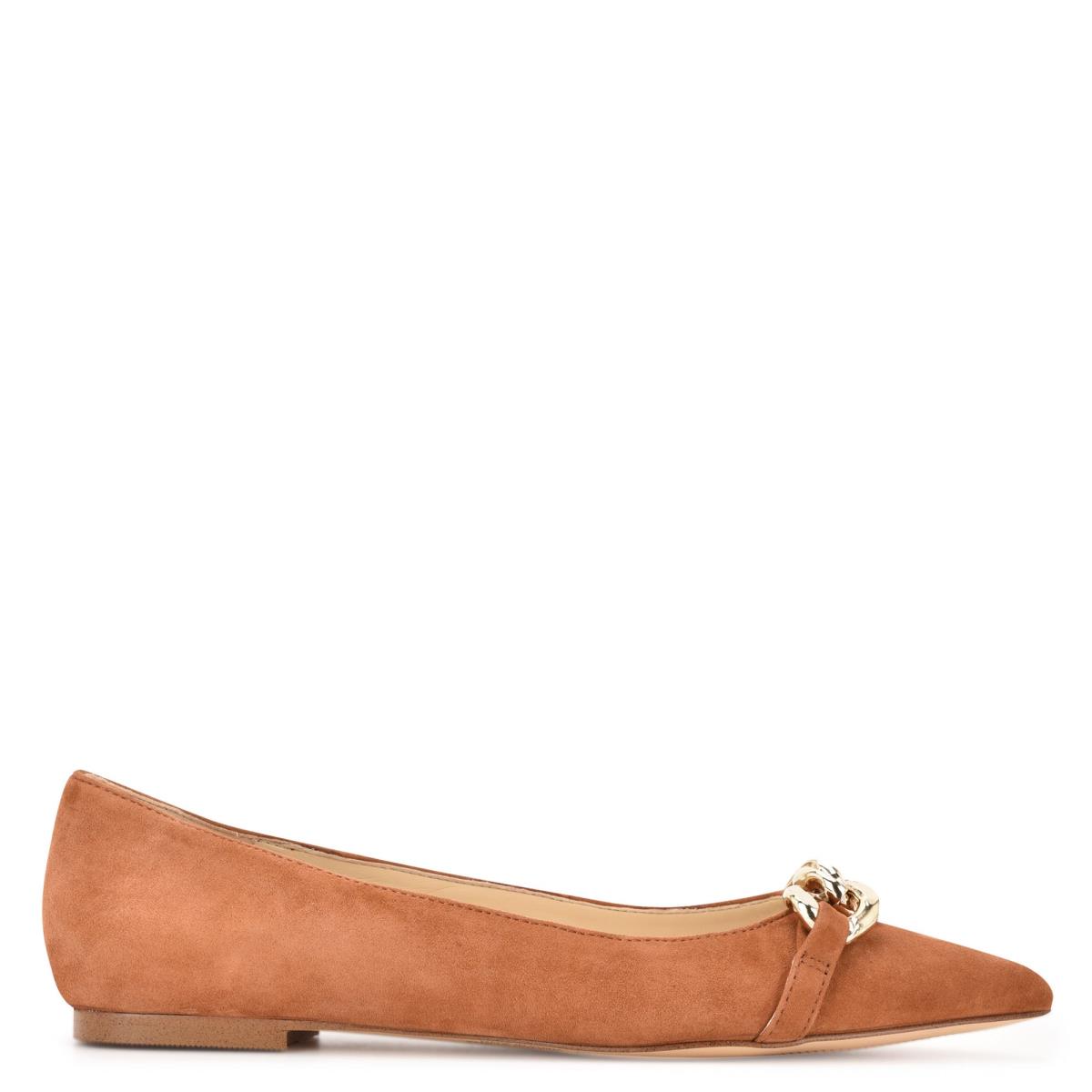 Nine West Brinks Pointy Neus Ballerina Dames Beige | 3712KCQWX