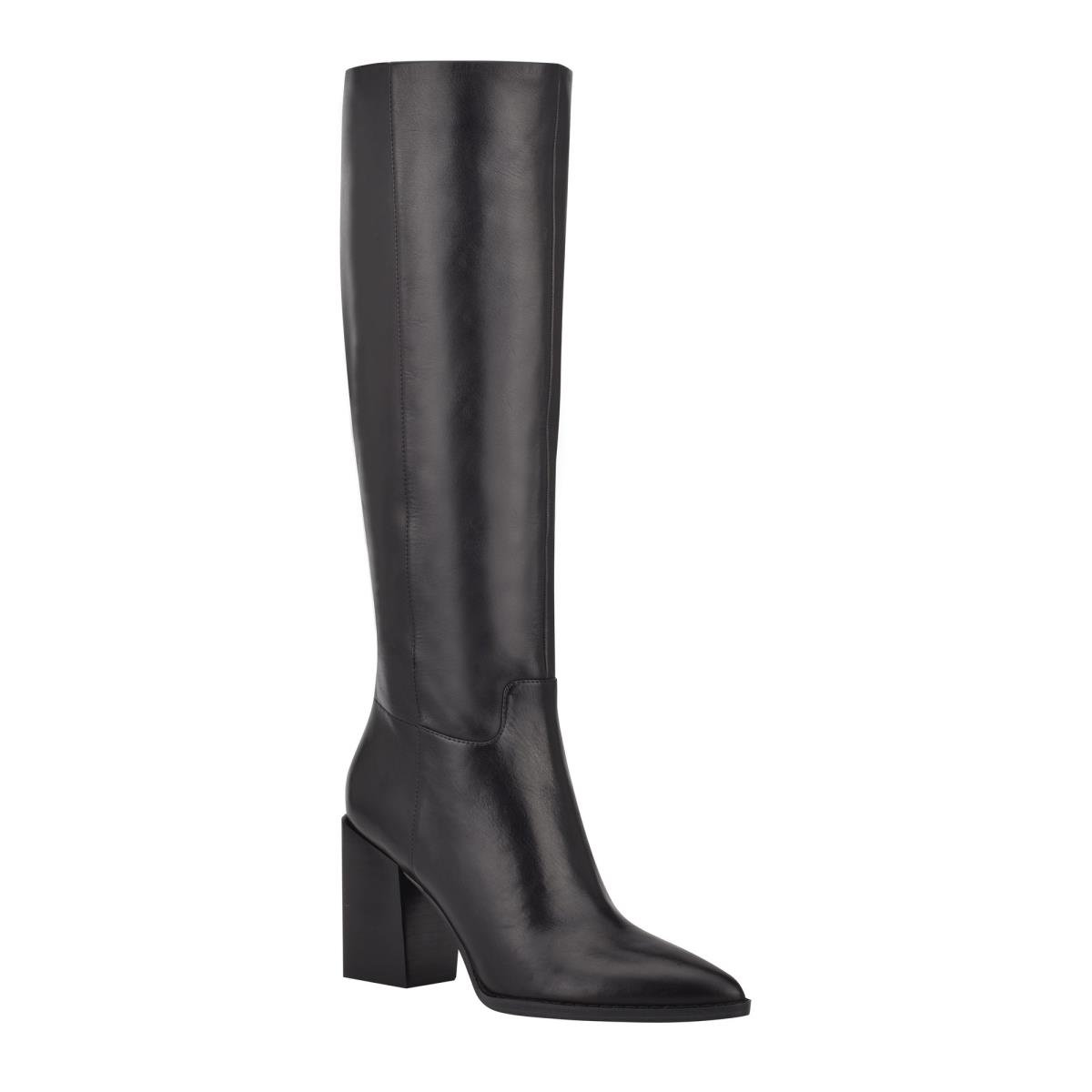 Nine West Brixe Hakken Laarzen Dames Zwart | 6054OEYBX