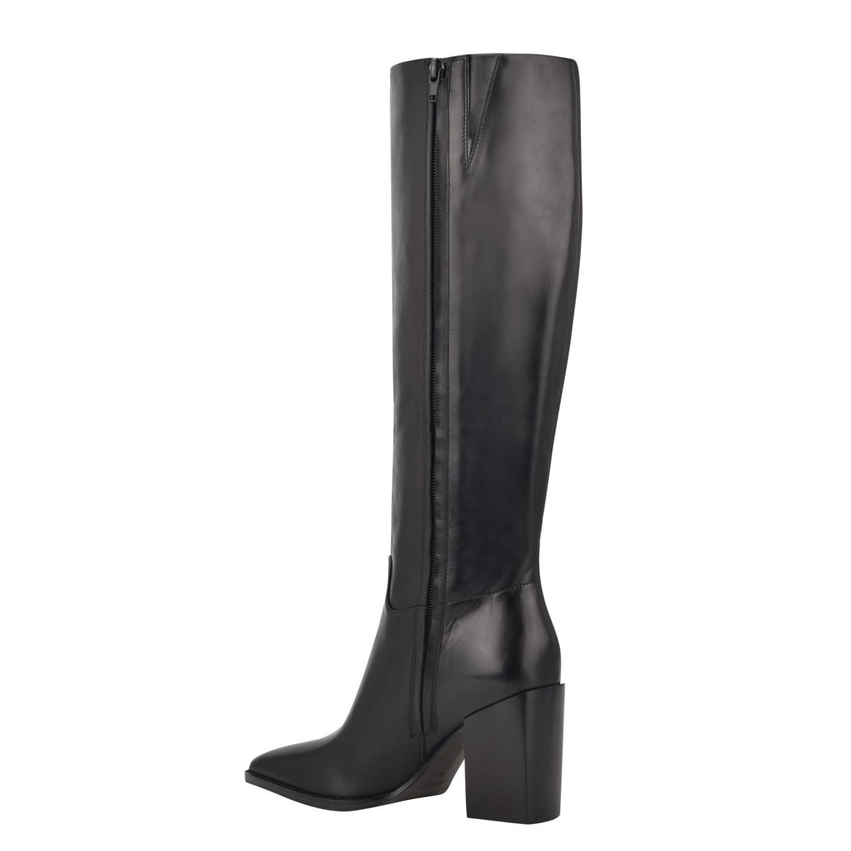 Nine West Brixe Hakken Laarzen Dames Zwart | 6054OEYBX