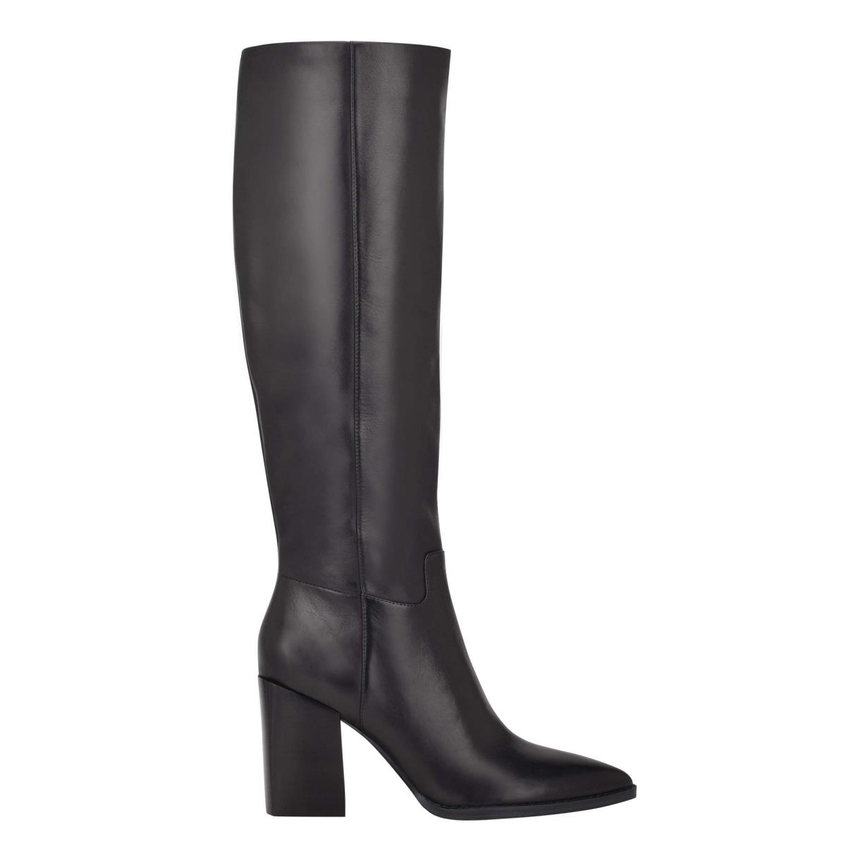 Nine West Brixe Hakken Laarzen Dames Zwart | 6054OEYBX