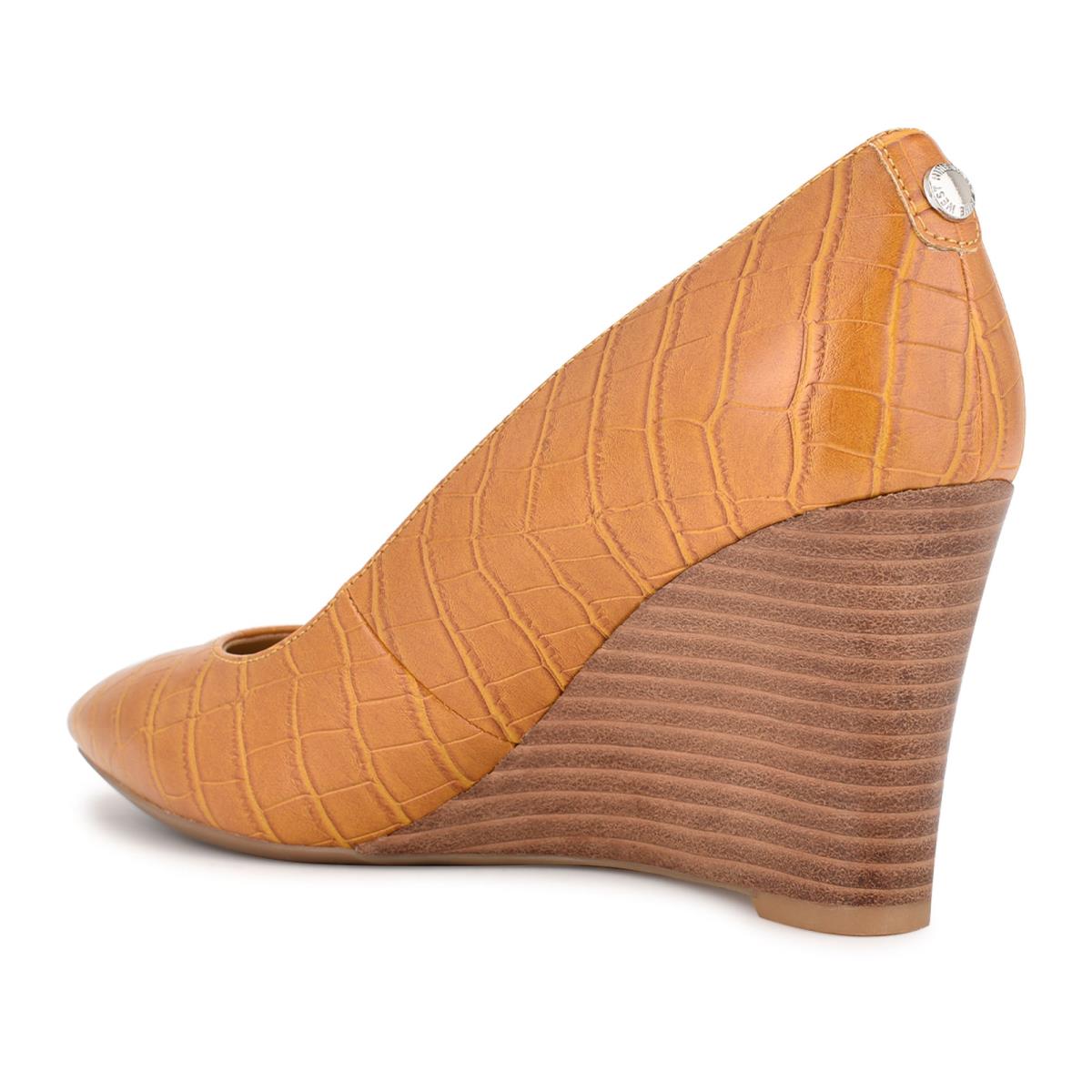 Nine West Cal 9x9 Jurken Sleehakken Dames Mosterdgeel | 9815NJBOX