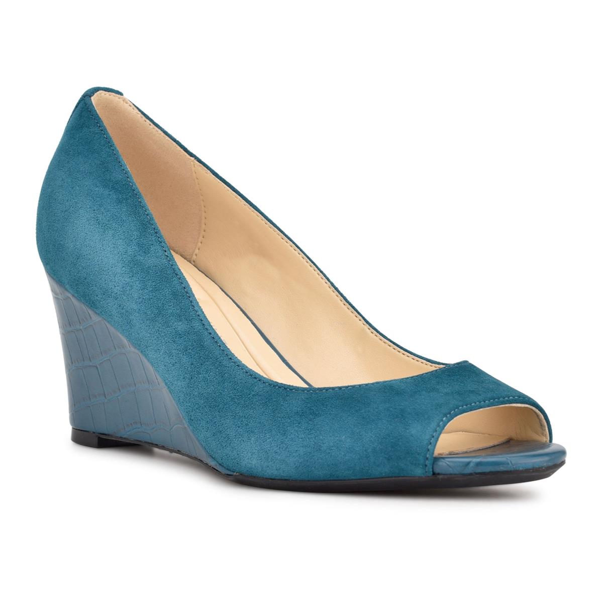 Nine West Cape 9x9 Jurken Sleehakken Dames Turquoise | 4250RCTNU