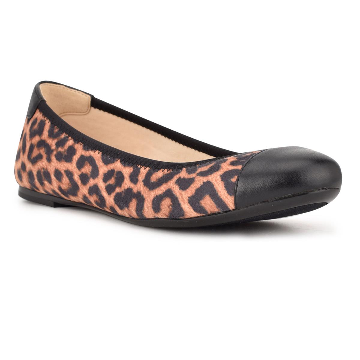 Nine West Capted Ballet Ballerina Dames Leopard | 1946BXFGM