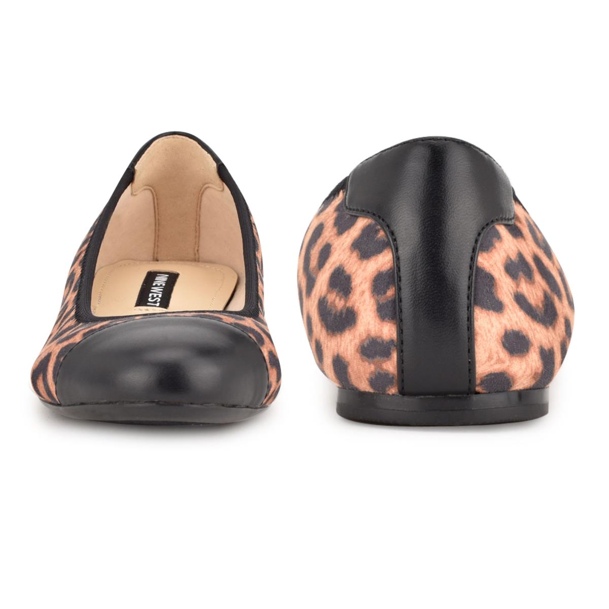 Nine West Capted Ballet Ballerina Dames Leopard | 1946BXFGM