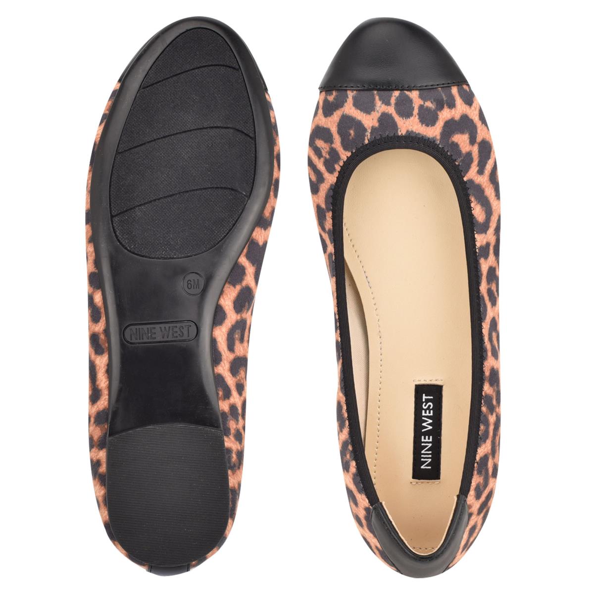 Nine West Capted Ballet Ballerina Dames Leopard | 1946BXFGM