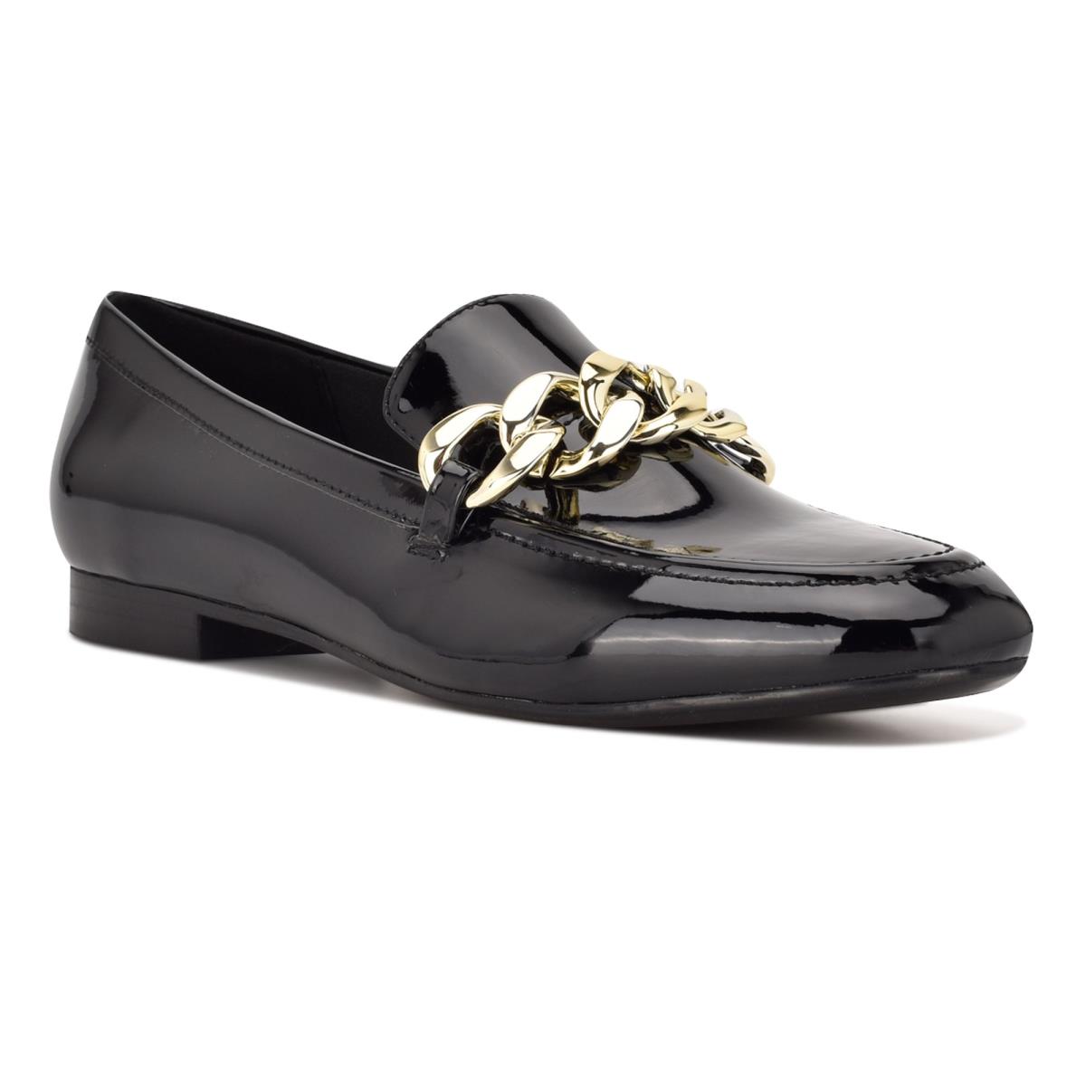 Nine West Chain Slip-On Loafers Dames Zwart | 0384GMFLX