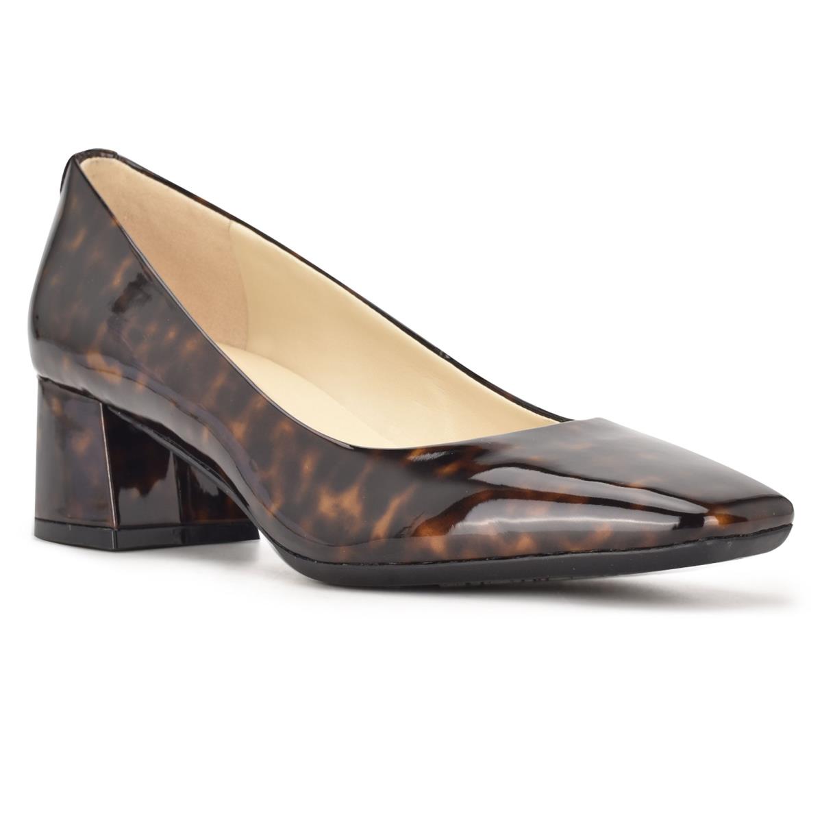 Nine West Cloe 9x9 Block Heel Pumps Dames Koffie | 4935GIALY