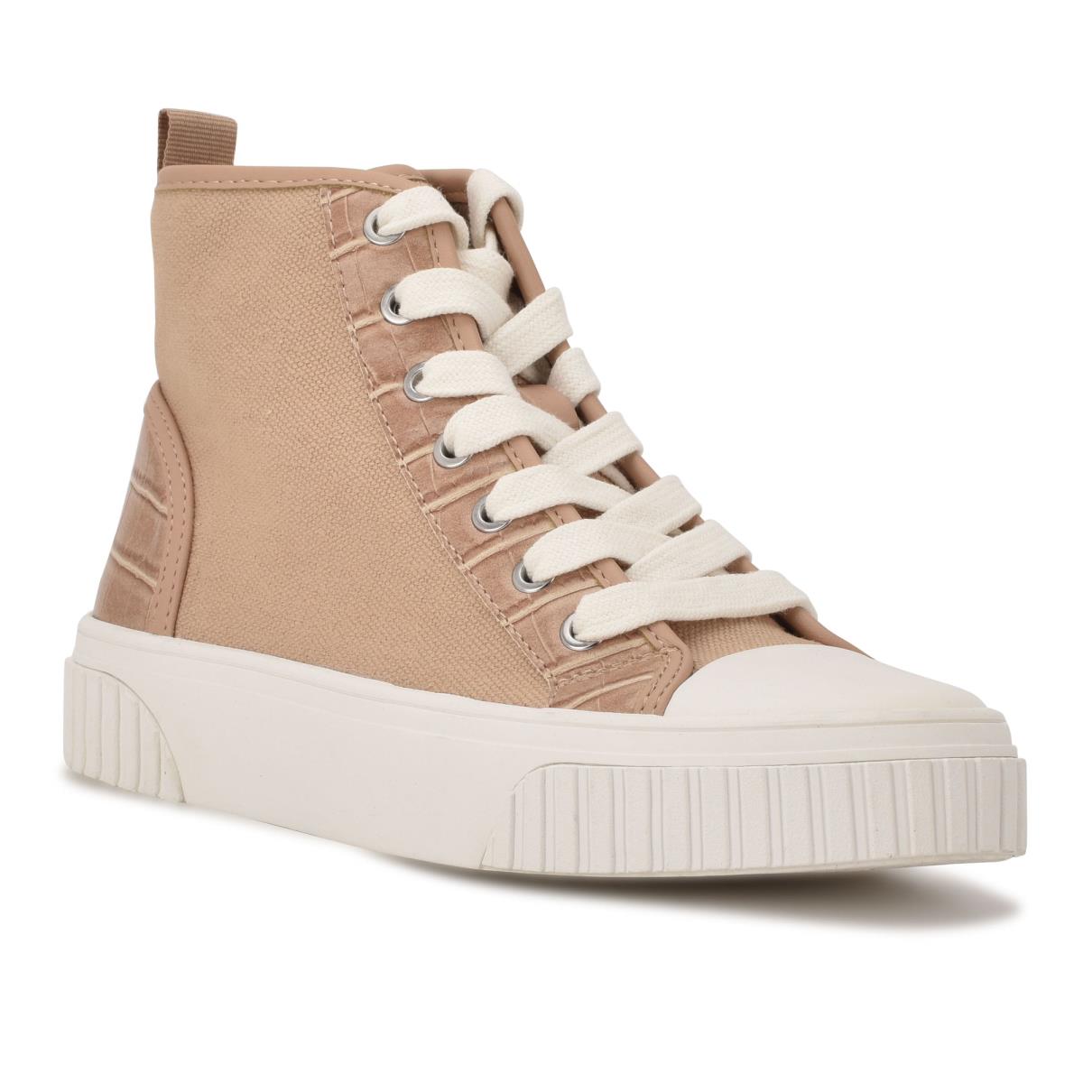 Nine West Dyiane Hoge Sneakers Dames Koraal Bruin | 6734TUEPS