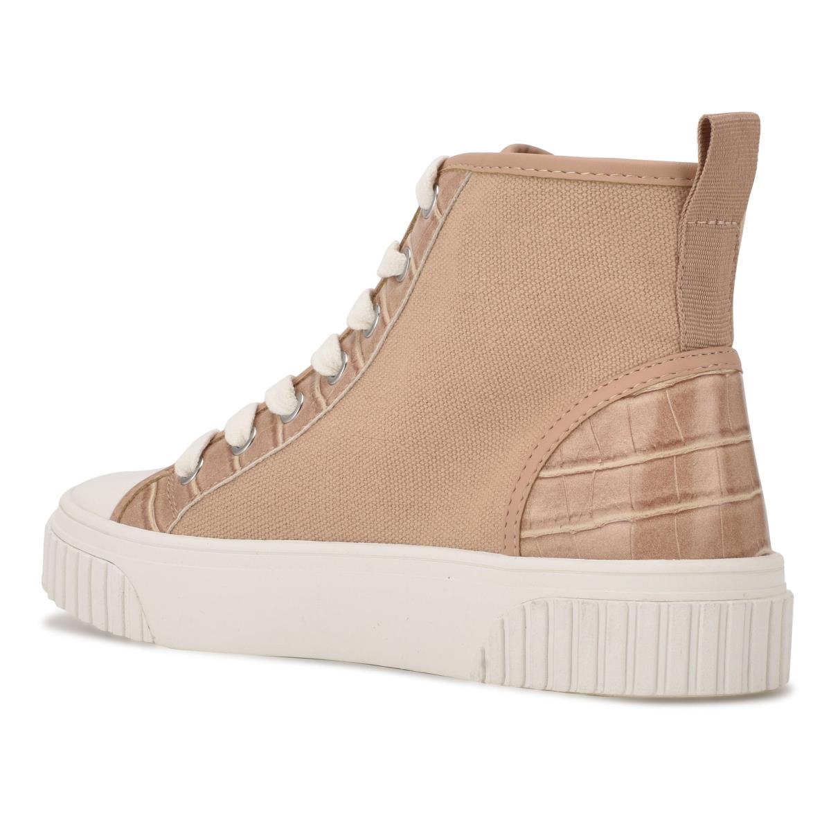 Nine West Dyiane Hoge Sneakers Dames Koraal Bruin | 6734TUEPS