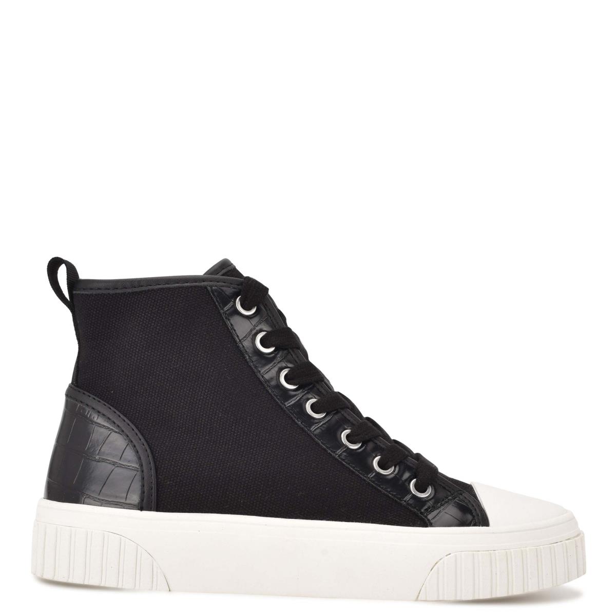 Nine West Dyiane Hoge Sneakers Dames Zwart | 5479GFEXI