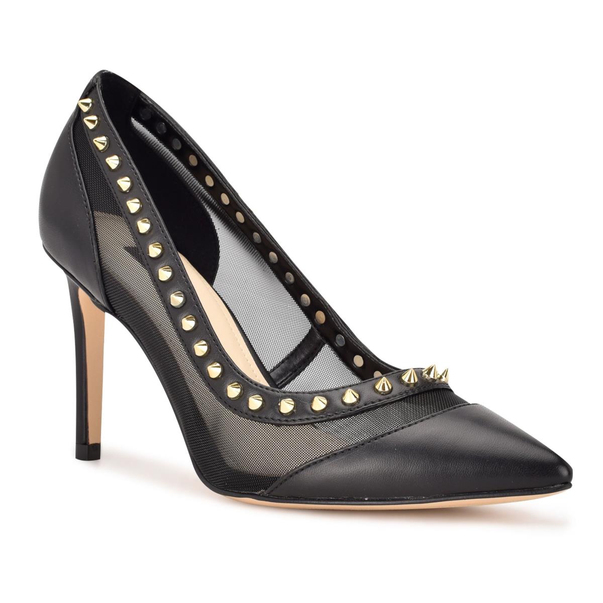 Nine West Erian Pointy Neus Pumps Dames Zwart | 5263LUWBO