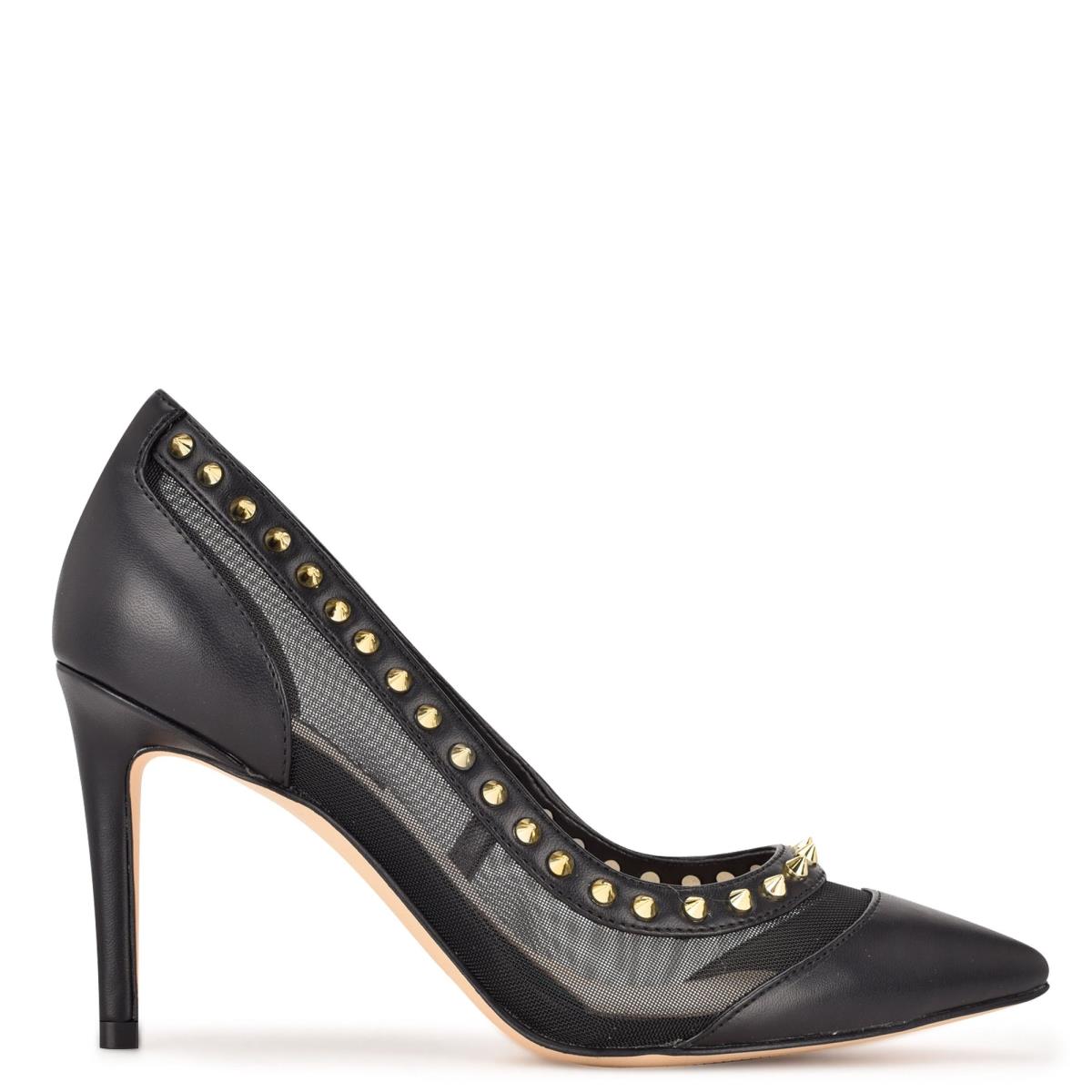 Nine West Erian Pointy Neus Pumps Dames Zwart | 5263LUWBO