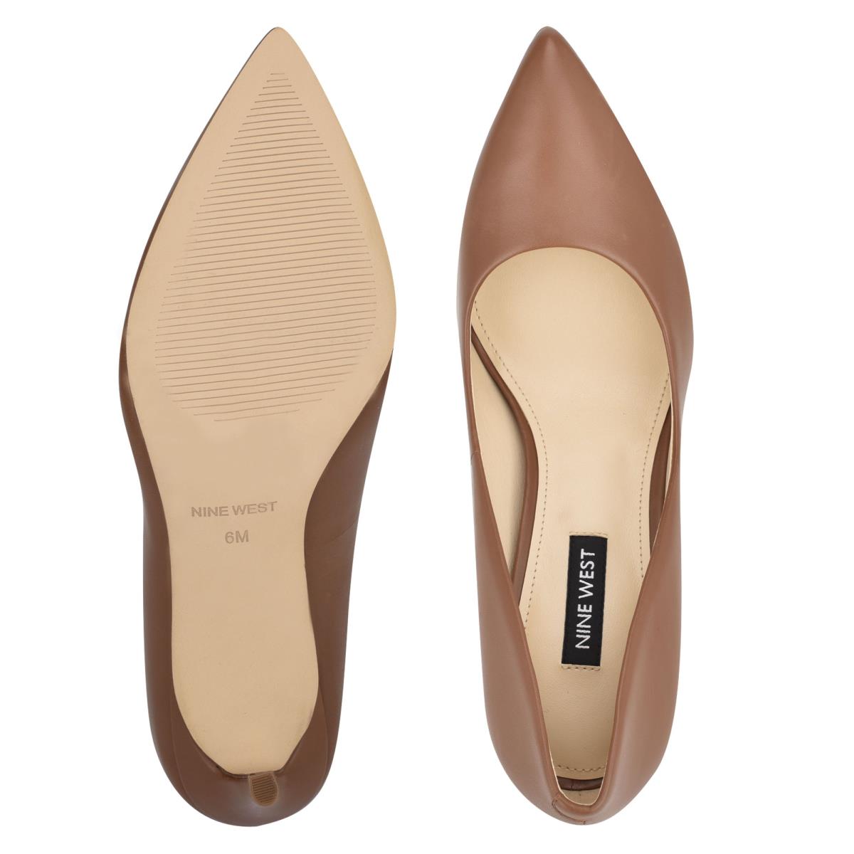 Nine West Ezra Pointy Neus Pumps Dames Bruin | 7259BVDPO