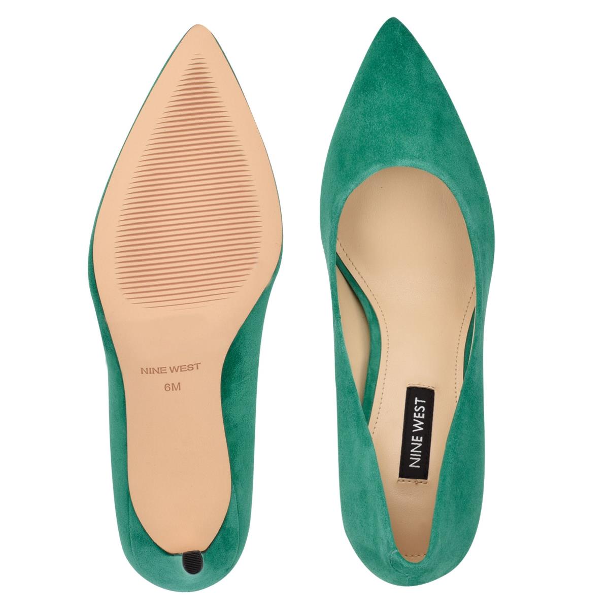 Nine West Ezra Pointy Neus Pumps Dames Groen | 3745OVBLG