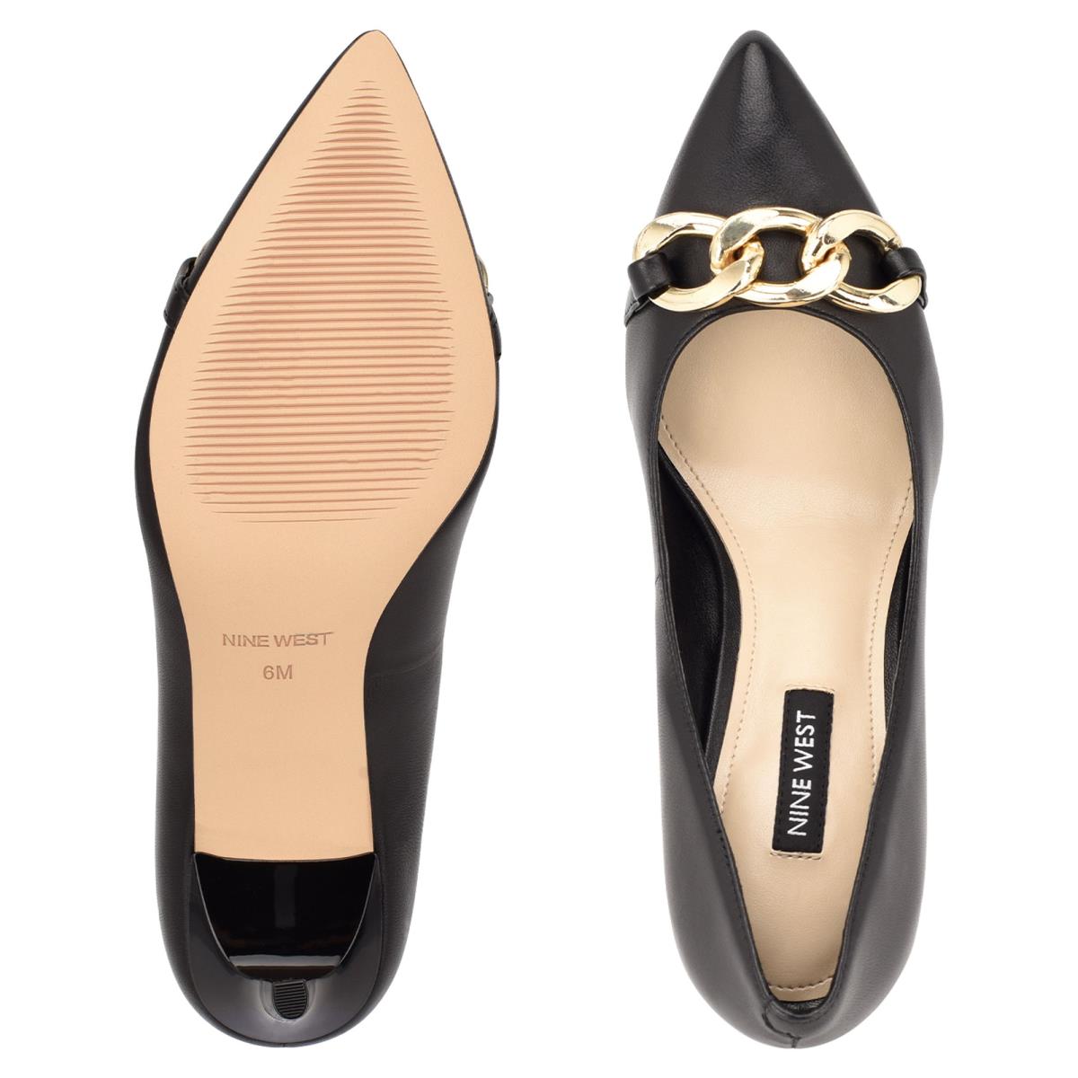 Nine West Ezzie Pointy Neus Pumps Dames Zwart | 8579NPBLQ