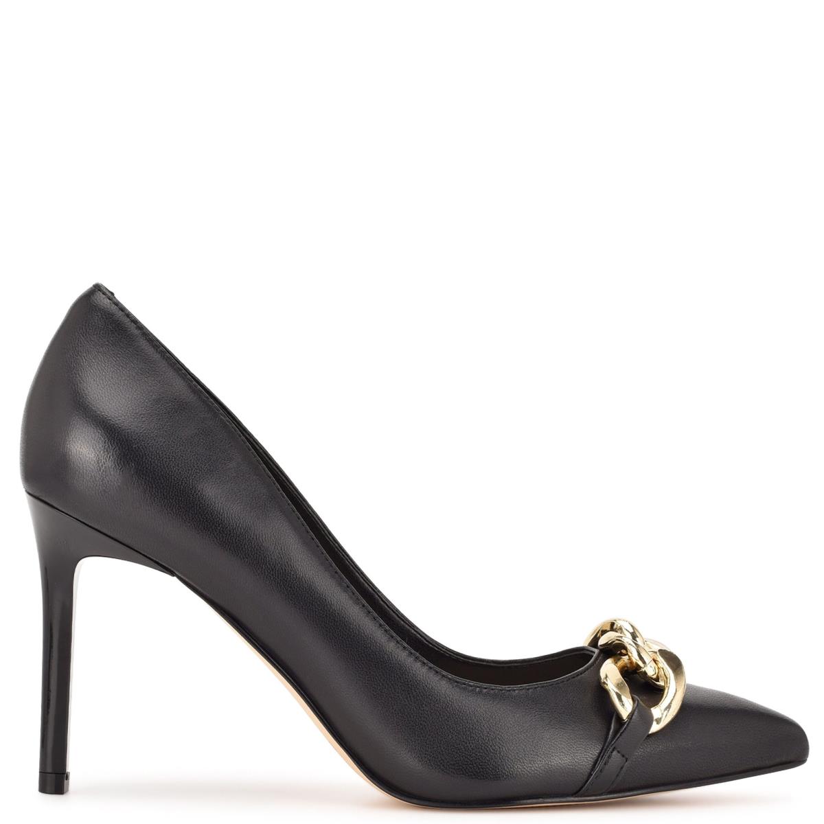 Nine West Ezzie Pointy Neus Pumps Dames Zwart | 8579NPBLQ