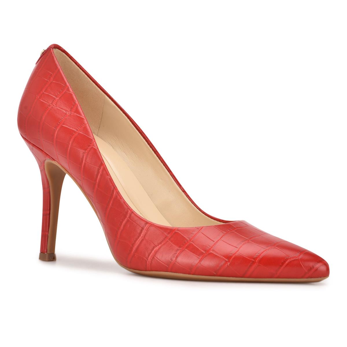 Nine West Fifth 9x9 Pointy Neus Pumps Dames Rood | 1865NXPST