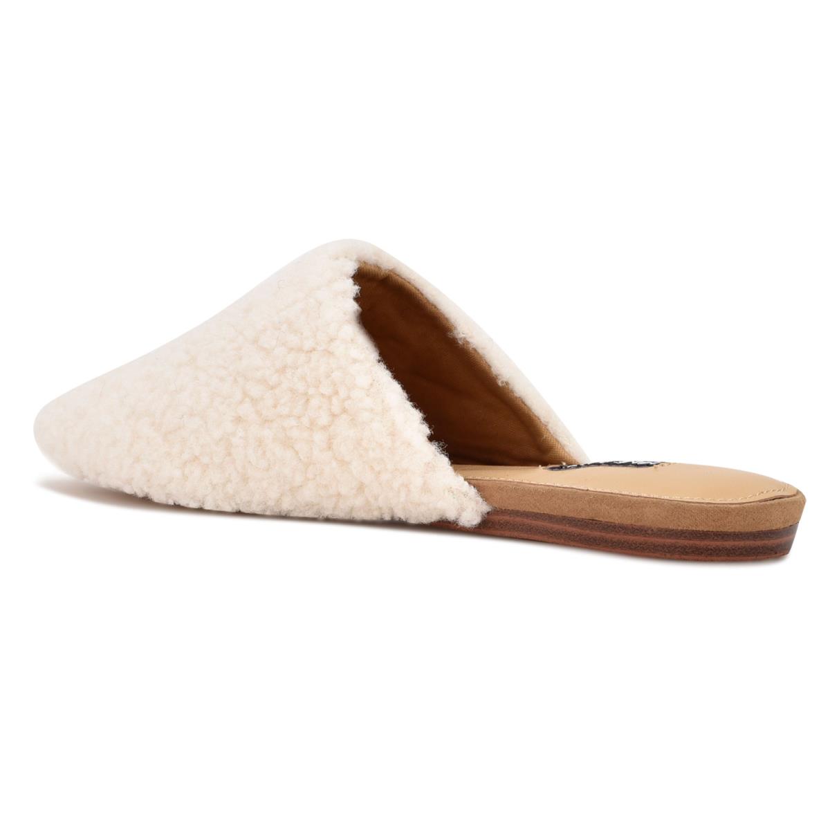 Nine West Furzy Pointy Neus Mules Dames Room | 5147ZPXYO