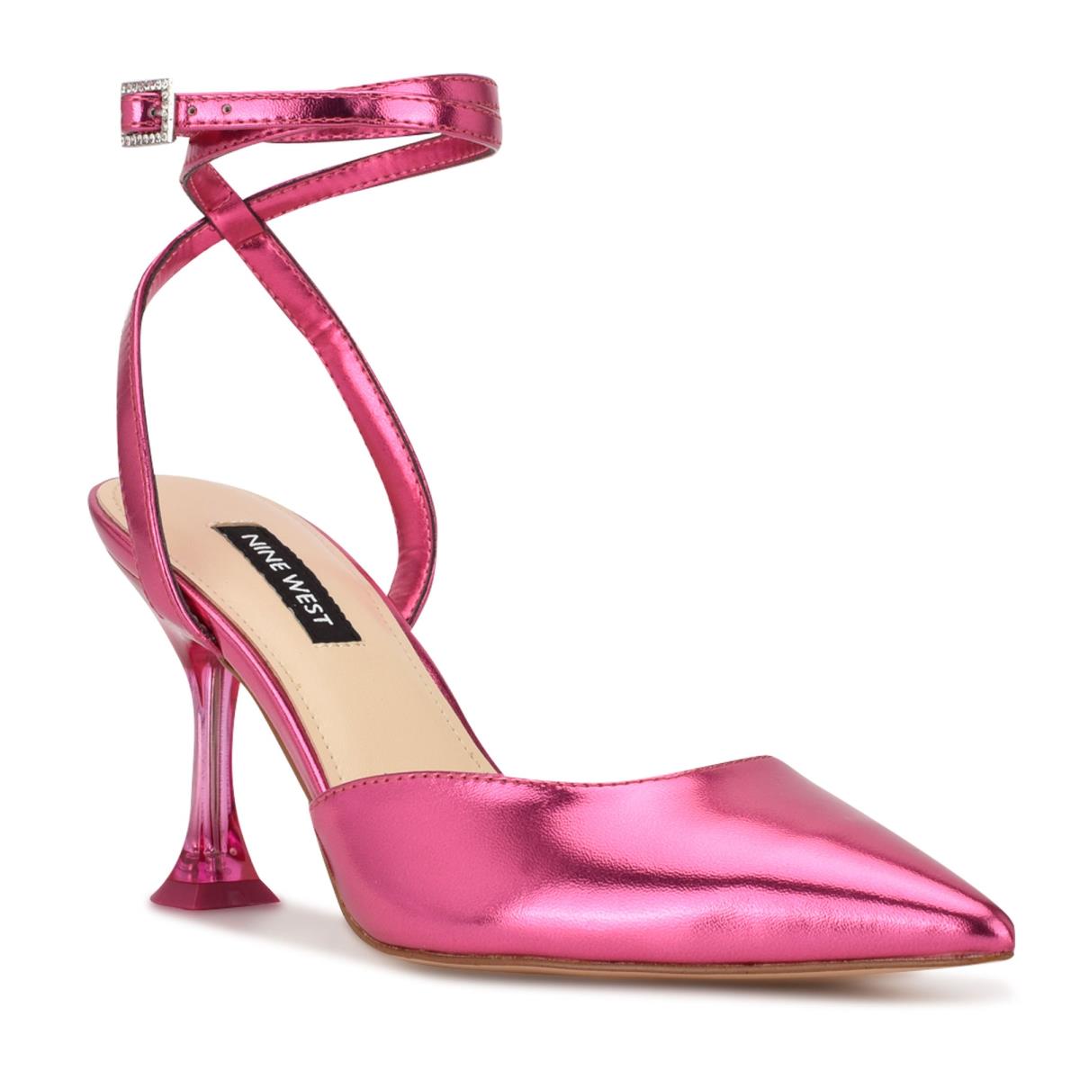 Nine West Harlowe Ankle Riemen Pumps Dames Roze | 4289LWGBS