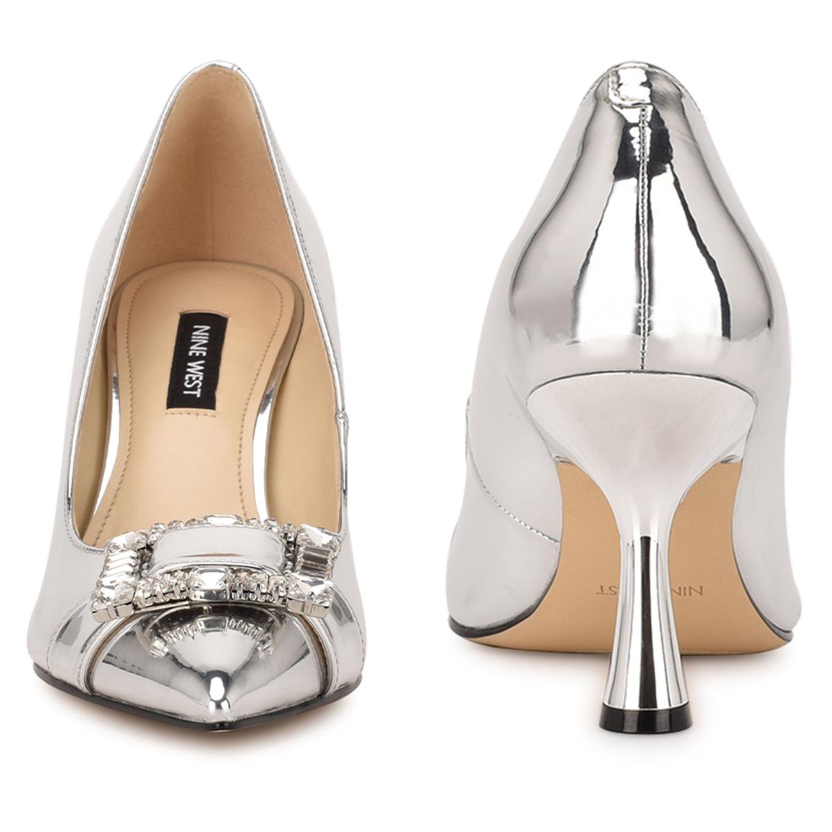 Nine West Helyn Pointy Neus Pumps Dames Zilver | 7581HPNXM