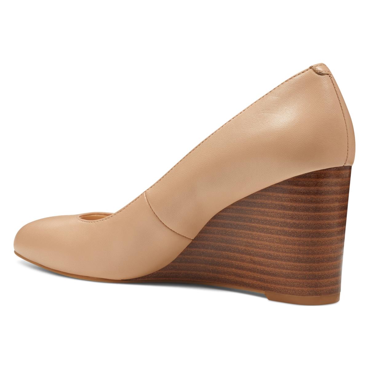 Nine West Jazzin Almond Neus Sleehakken Dames Beige | 4693KBLOP