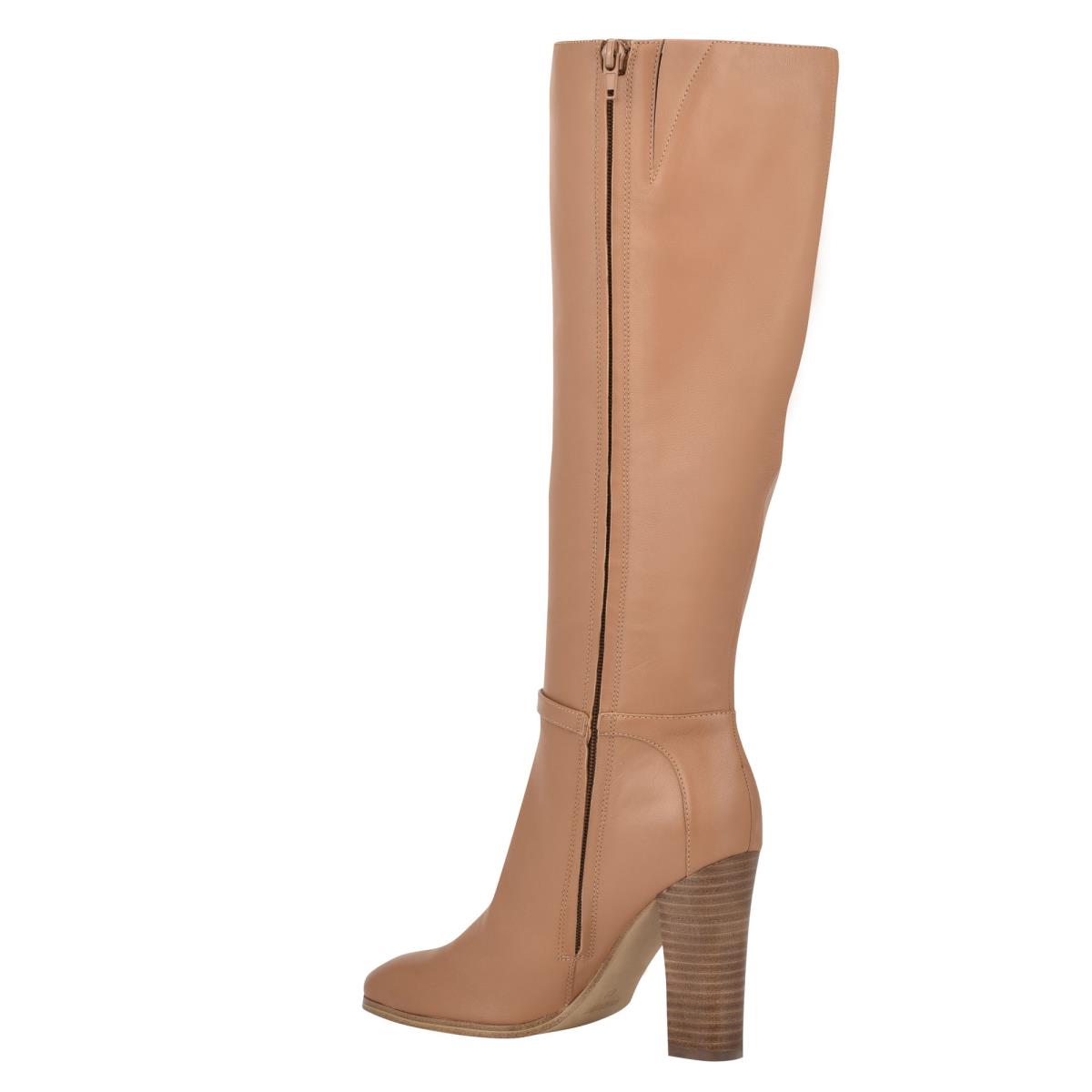 Nine West Kimy Hakken Laarzen Dames Beige | 1420LVERX