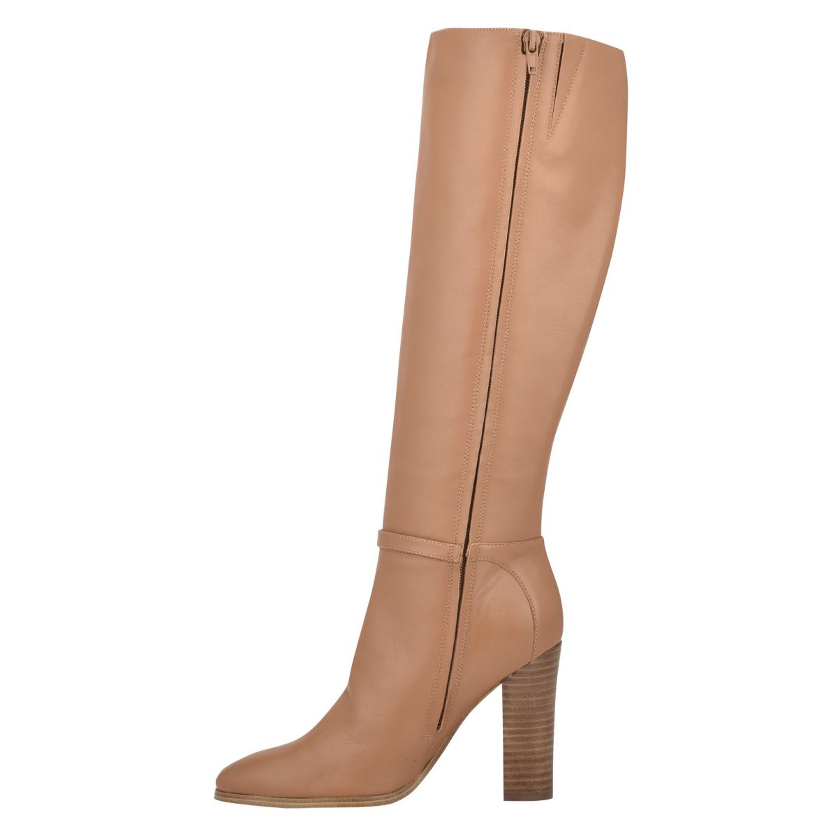 Nine West Kimy Hakken Laarzen Dames Beige | 1420LVERX