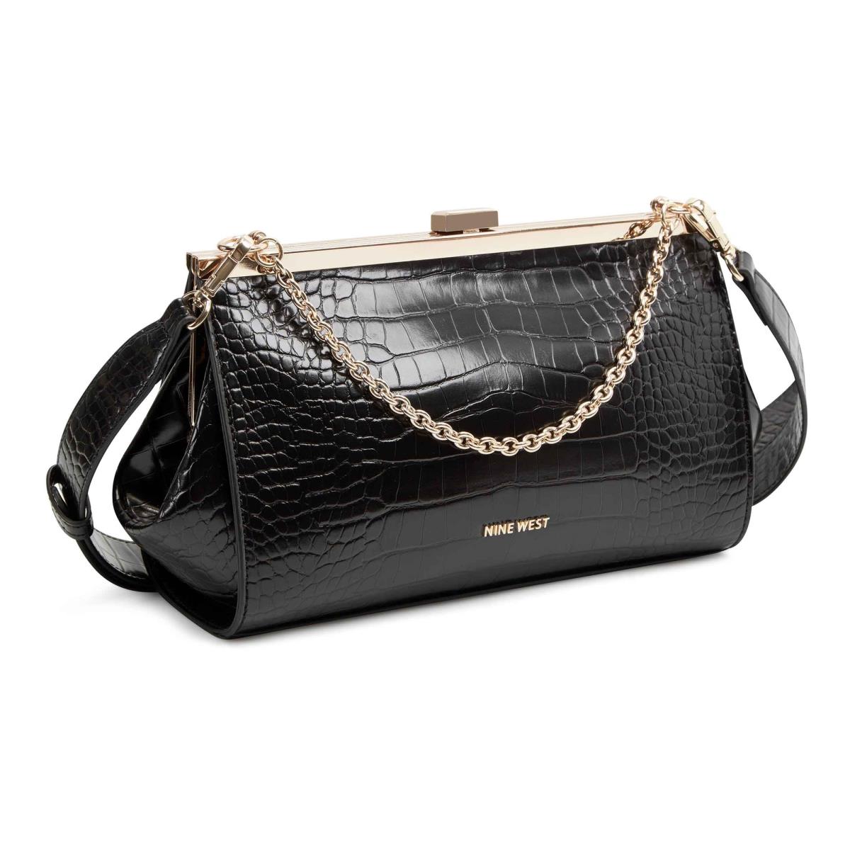 Nine West Mallorie Fram Crossbodytassen Dames Zwart | 7825ACRHL