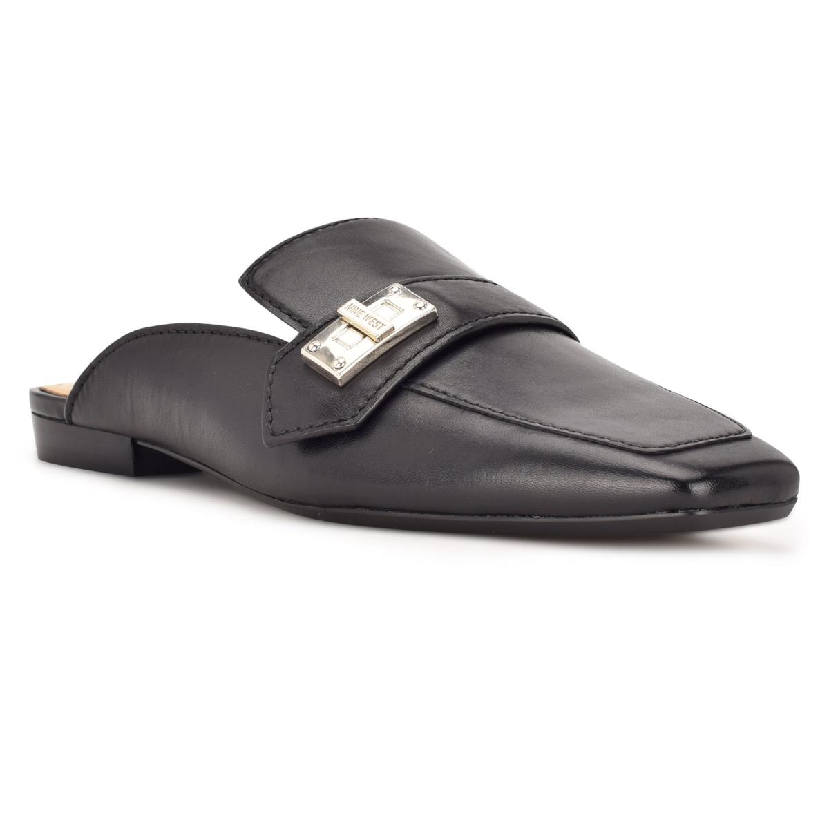 Nine West Neat 9x9 Loafer Mules Dames Zwart | 9534AJBYZ