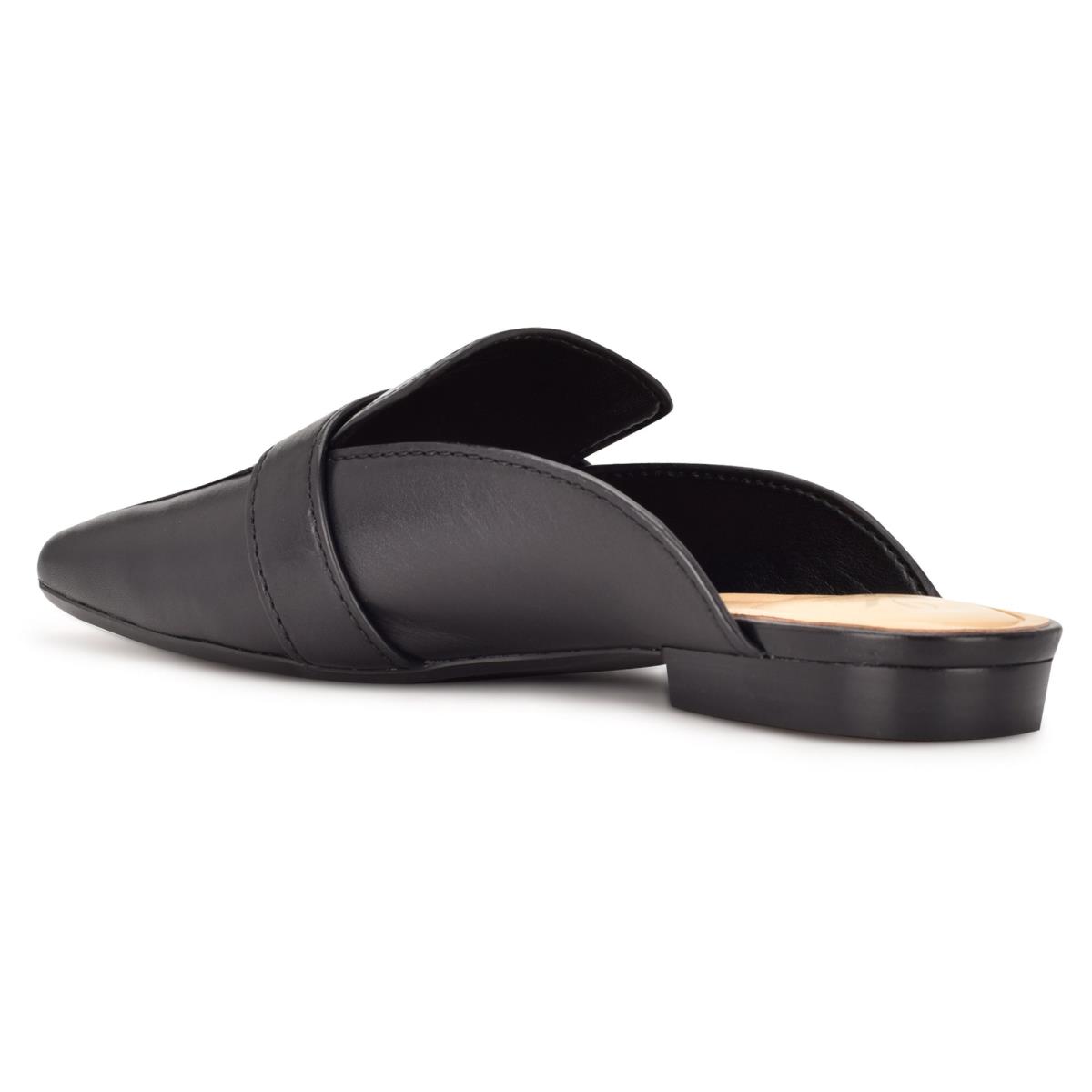 Nine West Neat 9x9 Loafer Mules Dames Zwart | 9534AJBYZ