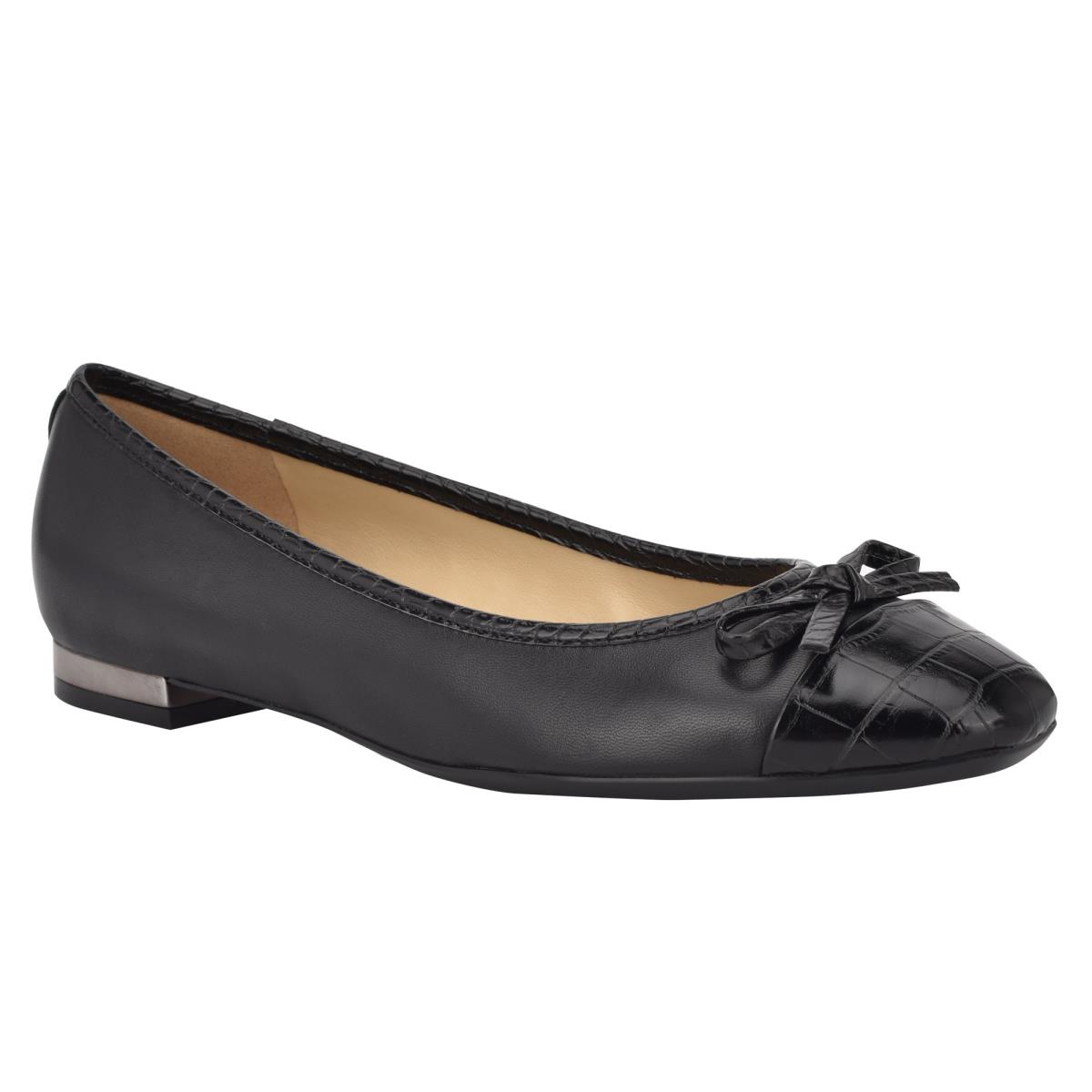 Nine West Olly 9x9 Ballet Flats Dames Zwart | 5928BAWDF