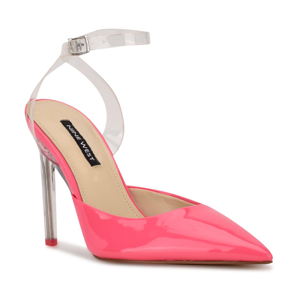 Nine West Sparkea Ankle Riemen Pumps Dames Roze | 7834ELHAO