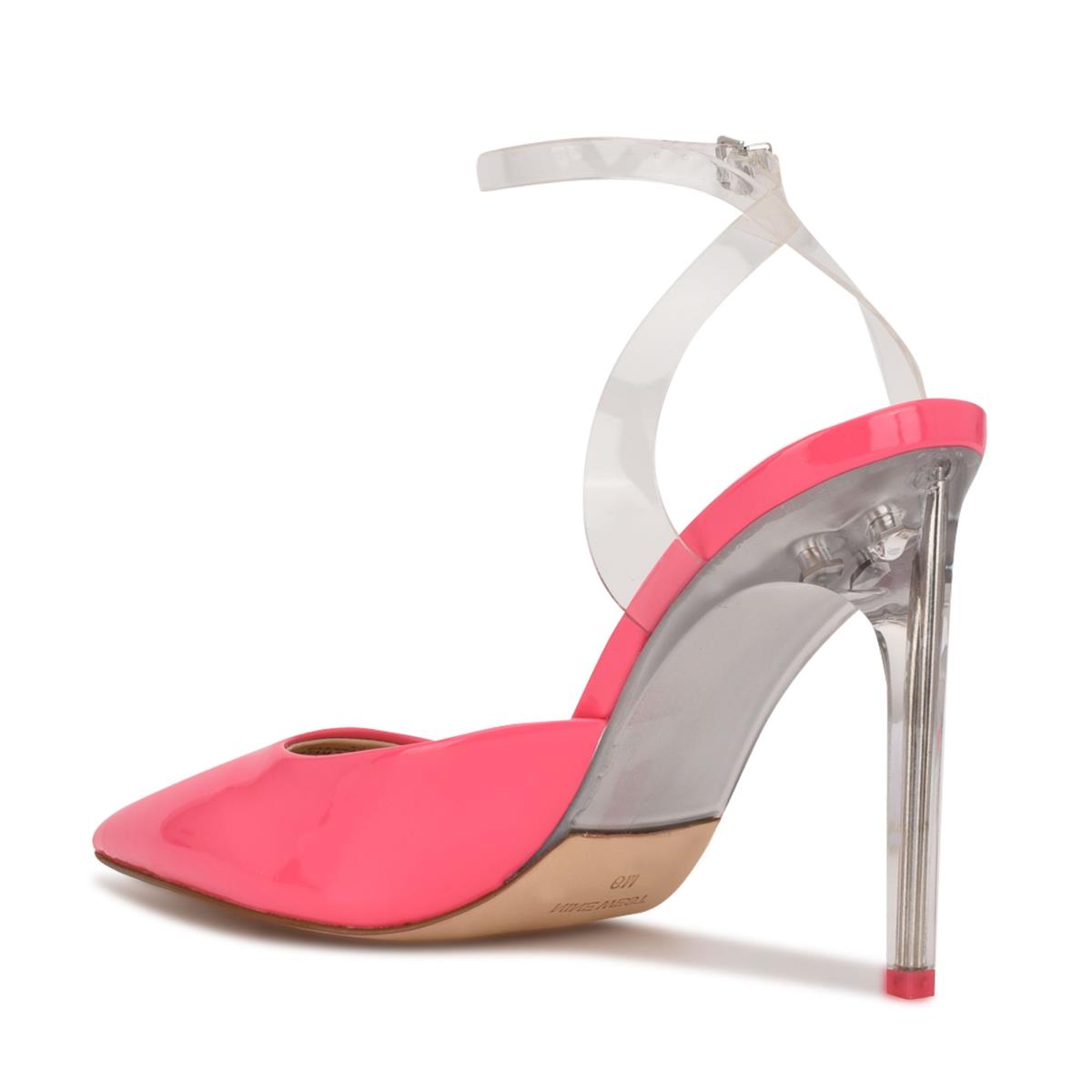 Nine West Sparkea Ankle Riemen Pumps Dames Roze | 7834ELHAO