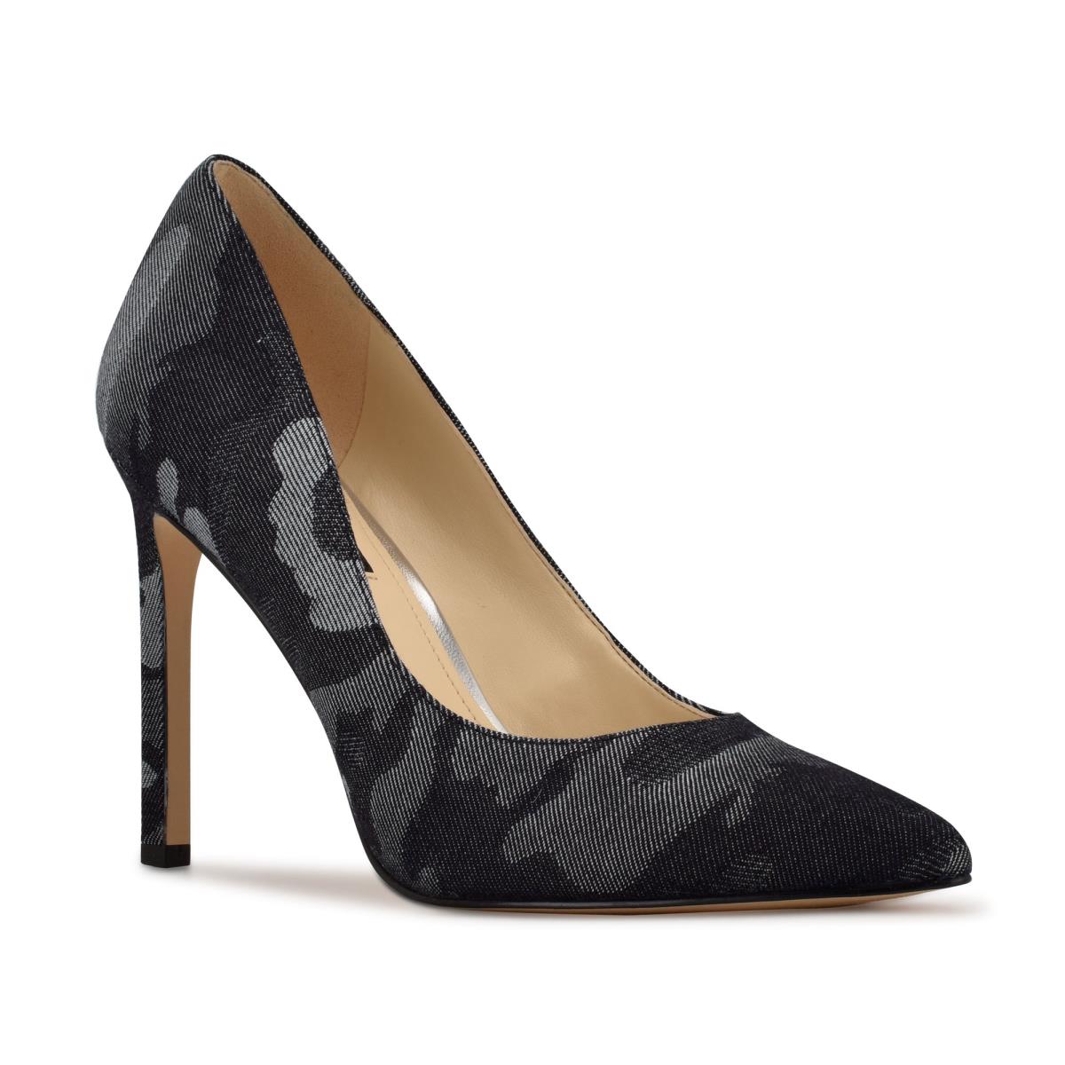 Nine West Tatiana Pointy Neus Pumps Dames Blauw Camo | 1623QBWMJ