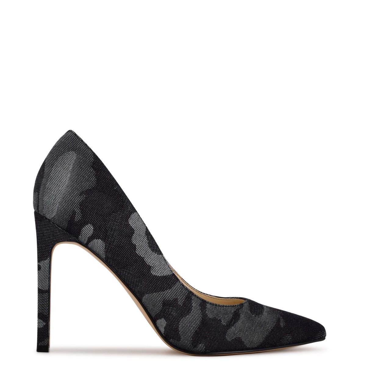 Nine West Tatiana Pointy Neus Pumps Dames Blauw Camo | 1623QBWMJ