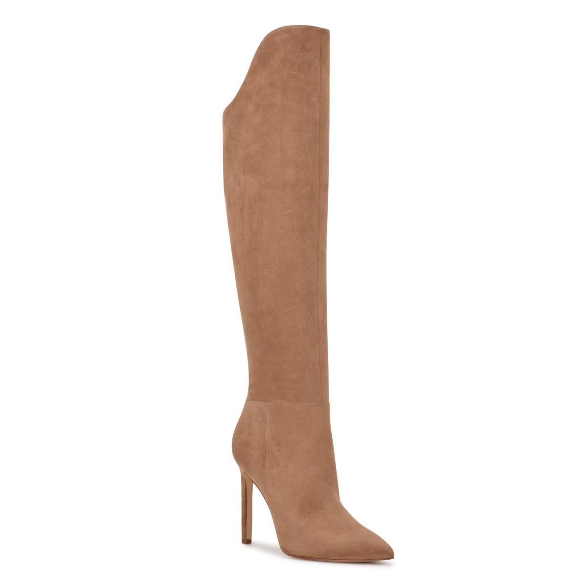 Nine West Teleena Brede Calf Hakken Laarzen Dames Oranje | 2413SPRBN